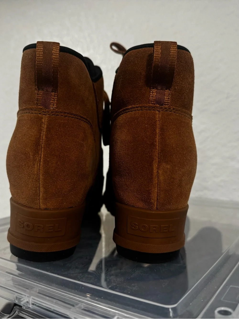 Sorel Brown Suede Chukka Lace-Up Boots
